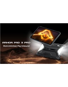 ULEFONE tablet Armor Pad 3 Pro, 10.36", 8/256GB, 33280mAh, 4G, μαύρο