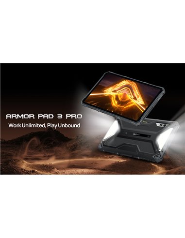 ULEFONE tablet Armor Pad 3 Pro, 10.36", 8/256GB, 33280mAh, 4G, μαύρο
