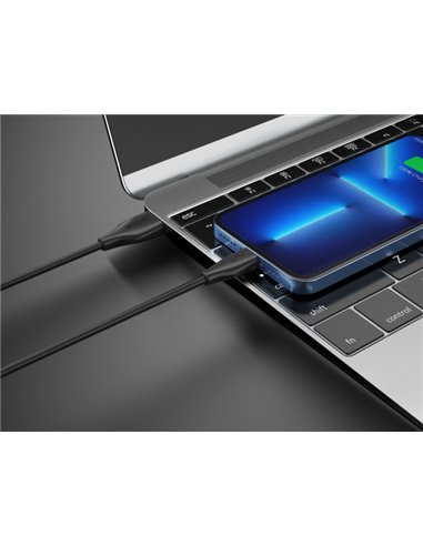 CELEBRAT καλώδιο USB-C σε USB CB-31A, 3A, 480Mbps, 1m, μαύρο