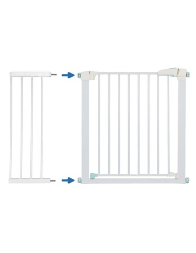 C-TECH προέκταση προστατευτικής πόρτας HUH-0196, μεταλλική, 28cm, λευκή