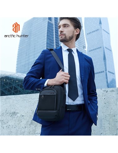 ARCTIC HUNTER τσάντα ώμου K00689, 2.7L, γκρι