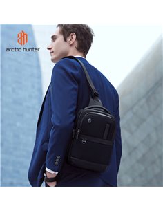 ARCTIC HUNTER τσάντα Crossbody XB00678, 2.4L, μαύρη