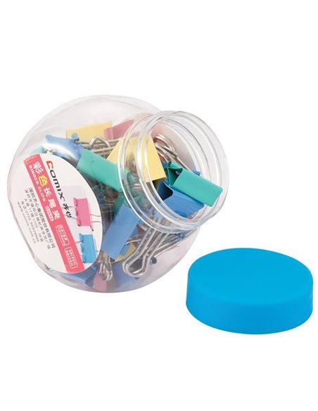 Comix πιάστρες σε διάφορα χρώματα, βαζάκι με 40 πιάστρες