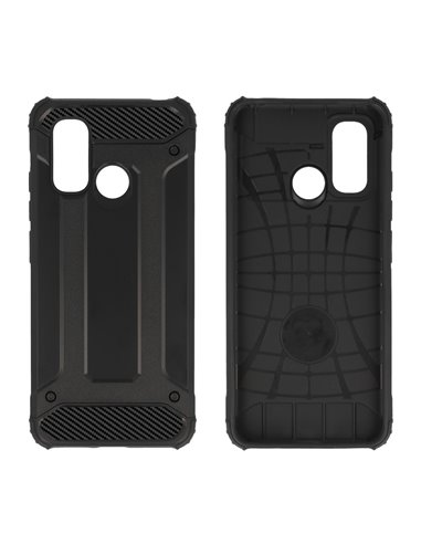 POWERTECH θήκη Armor Carbon MOB-1966 για Xiaomi Redmi 12C/11A, μαύρη
