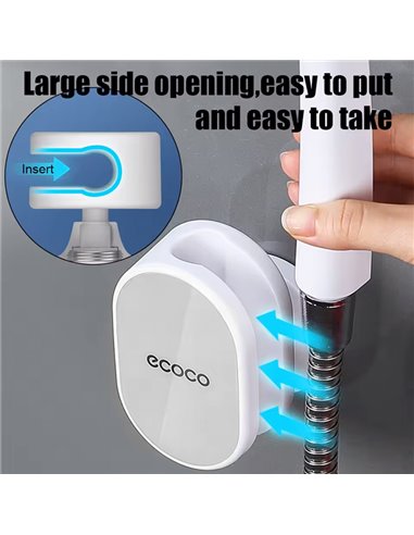 ECOCO βάση για τηλέφωνο μπάνιου E2127, 7.2x6.5x10cm, γκρι