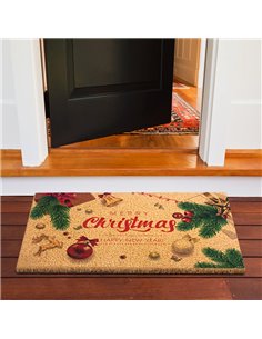 HOME USE πατάκι εισόδου HUH-0205, αντιολισθητικό, 60x40cm, 8mm πάχος, καφέ