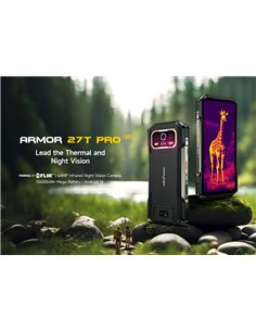ULEFONE smartphone Armor 27T Pro, 6.78", 12/256GB, 5G, 10600mAh, IP68/IP69K, μαύρο