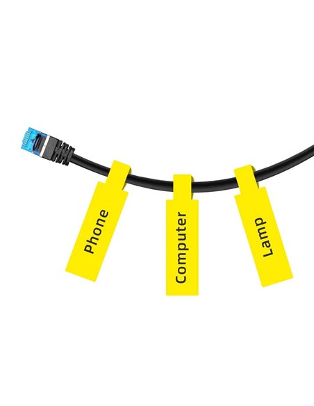 NIIMBOT ρολό θερμικών αυτοκόλλητων ετικετών T12.5X74+35-65-YEL, 12.5x74mm, 65 ετικέτες, κίτρινο