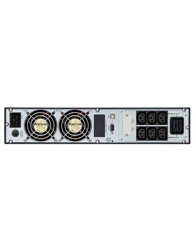 POWERTECH UPS On Line PT-1359 για rack 2U, με οθόνη, 3000VA/2700W, 7x DC output