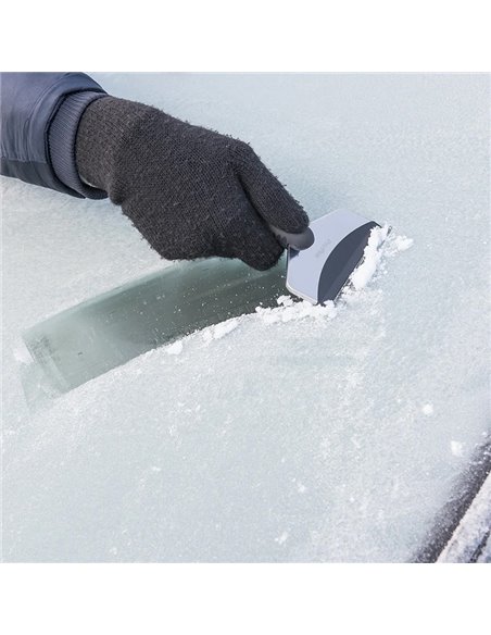 PROPLUS ξύστρα πάγου 630508 με αντιολισθητική λαβή, 18.5cm, μαύρη