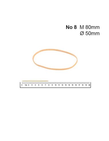 Λάστιχα μονόχρωμα Ø50χιλ. σε σακουλάκι 50γρ.