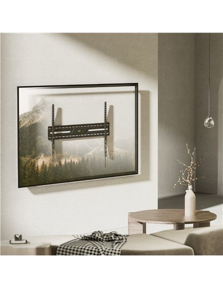 POWERTECH επιτοίχια βάση τηλεόρασης PT-1369, 43-100", έως 75kg, fixed