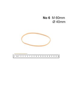 Λάστιχα μονόχρωμα Ø40χιλ. σε σακουλάκι 50γρ.