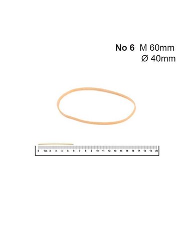 Λάστιχα μονόχρωμα Ø40χιλ. σε σακουλάκι 50γρ.