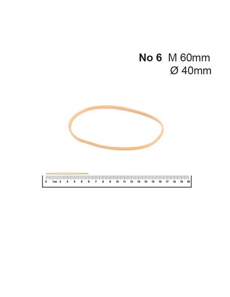 Λάστιχα μονόχρωμα Ø40χιλ. σε σακουλάκι 50γρ.