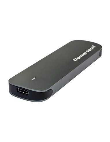 POWERTECH θήκη για M.2 SATA SSD PT-1374, 6Gbps, γκρι