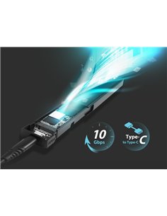 SILICON POWER θήκη για M.2 PCIe NVMe/SATA SSD PD60, tool free, 10Gbps, μαύρη