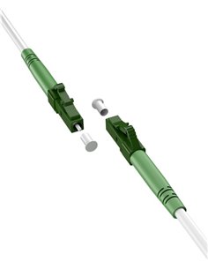 GOOBAY καλώδιο οπτικής ίνας LC-APC 59585, Singlemode OS2, 2m, λευκό