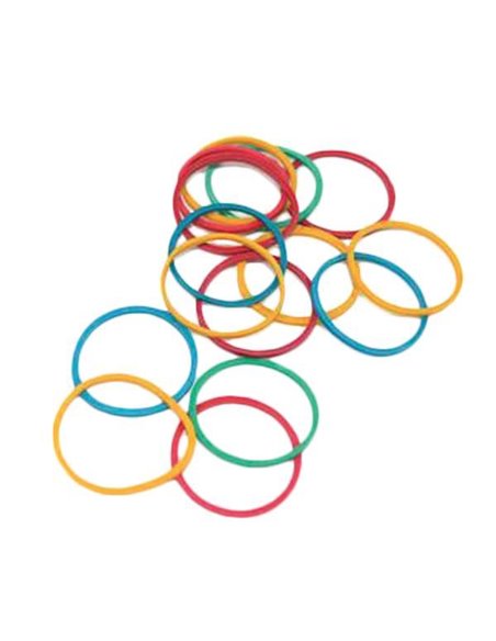 Λαστιχάκια χρωματιστά  Ø2,5εκ. 40γρ. σε blister