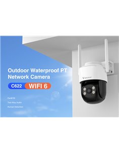 VSTARCAM smart κάμερα C622, 2MP, WiFi, PTZ, SD, IP66