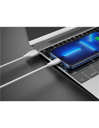 CELEBRAT καλώδιο micro USB σε USB CB-31, 3A, 480Mbps, 1m, λευκό