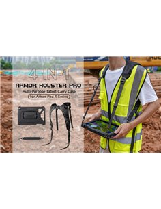 ULEFONE θήκη προστασίας & μεταφοράς UAS07 για tablet Armor Pad 4 series, μαύρη