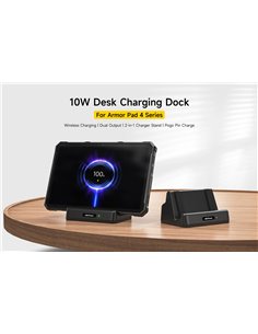 ULEFONE βάση φόρτισης UAS21 για tablet Armor Pad 4 series, 10W, μαύρη