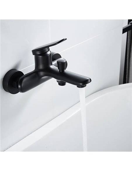 BRUNO μπαταρία τοίχου μπάνιου M31570-235H, αναμεικτική, μαύρη