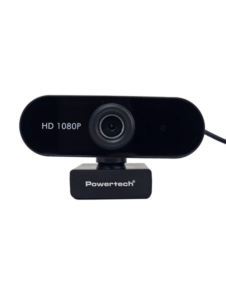POWERTECH web camera PT-1382, 2MP, 1080p FHD, ρυθμιζόμενη εστίαση, 1.5m, μαύρη