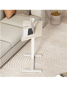 BRATECK γραφείο FMT02-03 με ρυθμιζόμενο ύψος & κλίση, 710x400x710~1060mm, λευκό