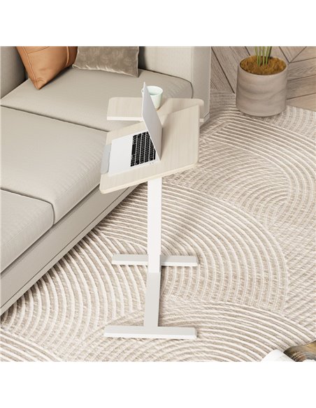 BRATECK γραφείο FMT02-03 με ρυθμιζόμενο ύψος & κλίση, 710x400x710~1060mm, λευκό