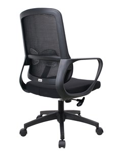 POWERTECH καρέκλα γραφείου PT-1391 με μπράτσα και ανάκλιση, ρυθμιζόμενο ύψος, μαύρη