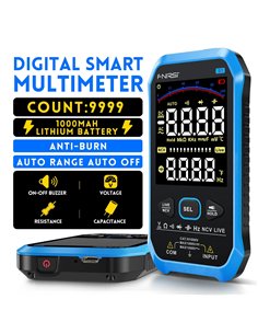FNIRSI ψηφιακό πολύμετρο S1, 1000V AC/DC, NCV, RMS, επαναφορτιζόμενο