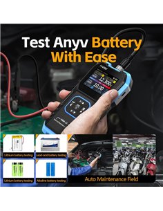 FNIRSI tester μπαταριών HRM-10, επαναφορτιζόμενο