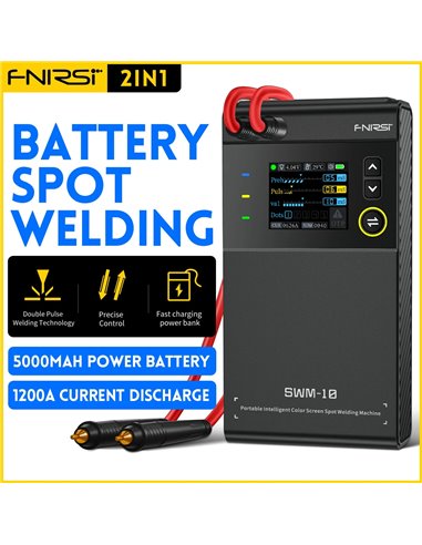 FNIRSI ηλεκτροπόντα μπαταριών SWM-10, επαναφορτιζόμενο, λειτουργία powerbank