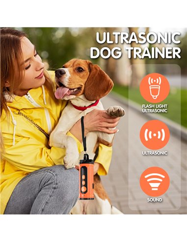 POWERTECH συσκευή υπέρηχων εκπαίδευσης σκύλου PT-1394, εμβέλεια 5-7m
