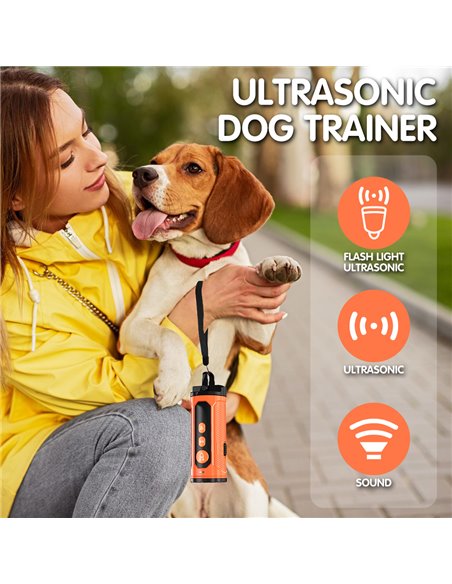 POWERTECH συσκευή υπέρηχων εκπαίδευσης σκύλου PT-1394, εμβέλεια 5-7m