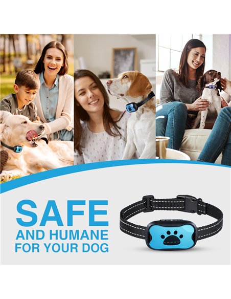 POWERTECH ηλεκτρικό κολάρο εκπαίδευσης σκύλου PT-1397 για αποτροπή γαυγίσματος