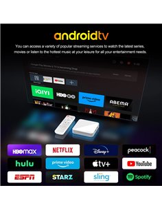 H96 MAX TV Box H313, 4K, 2/16GB, WiFi 6, Bluetooth, Android 14
