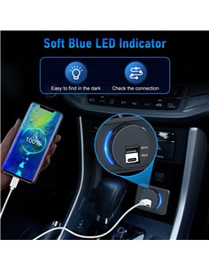 POWERTECH πρίζα USB για σκάφη & οχήματα PTL-027, USB & USB-C