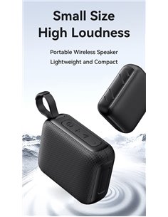 USAMS φορητό ηχείο YX015, 5W, Bluetooth, 1200mAh, μαύρο