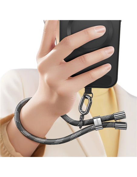 USAMS κορδόνι καρπού για κινητά ZB317, 34cm, universal, μωβ