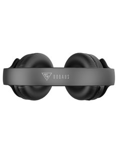 DOQAUS headphones DESIGN 1, ασύρματα & ενσύρματα, Φ40mm, 600mAh, μαύρα