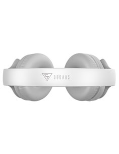 DOQAUS headphones DESIGN 1, ασύρματα & ενσύρματα, Φ40mm, 600mAh, γκρι
