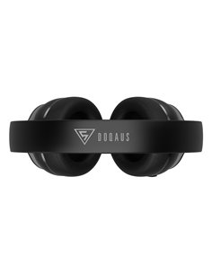 DOQAUS headphones DESIGN 3, ασύρματα & ενσύρματα, Φ40mm, 600mAh, μαύρα