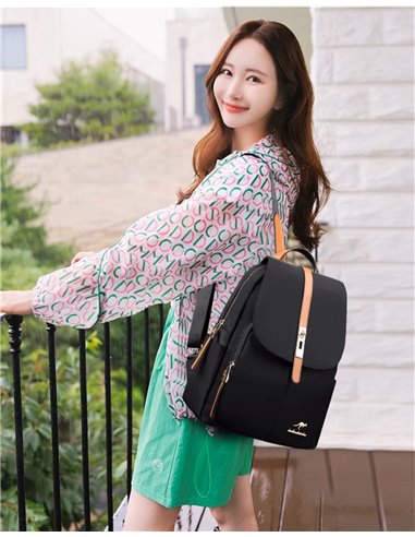 BALIDAISHU γυναικεία τσάντα πλάτης LBAG-0032, μαύρη