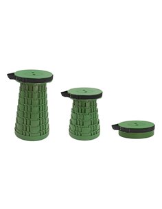 POWERTECH πτυσσόμενο καρεκλάκι HUH-0232, αντοχή έως 250kg, 25.5x45cm, πράσινο