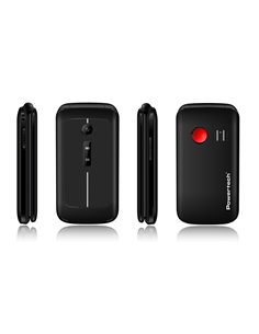 POWERTECH κινητό τηλέφωνο Sentry 2.8, 2.8", dual SIM, πλήκτρο SOS, μαύρο
