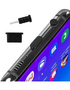 Σετ καλύμματα προστασίας για θύρα USB-C & 3.5mm AK327, μαύρο, 10τμχ