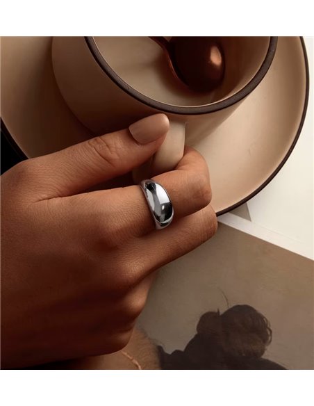 BAMOER δαχτυλίδι SCR983-E, ασήμι 925, ασημί